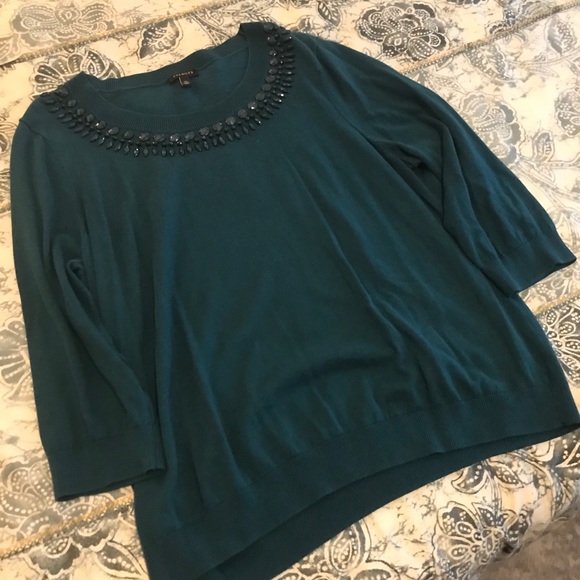 Talbots Sweaters - Talbots beaded neck top